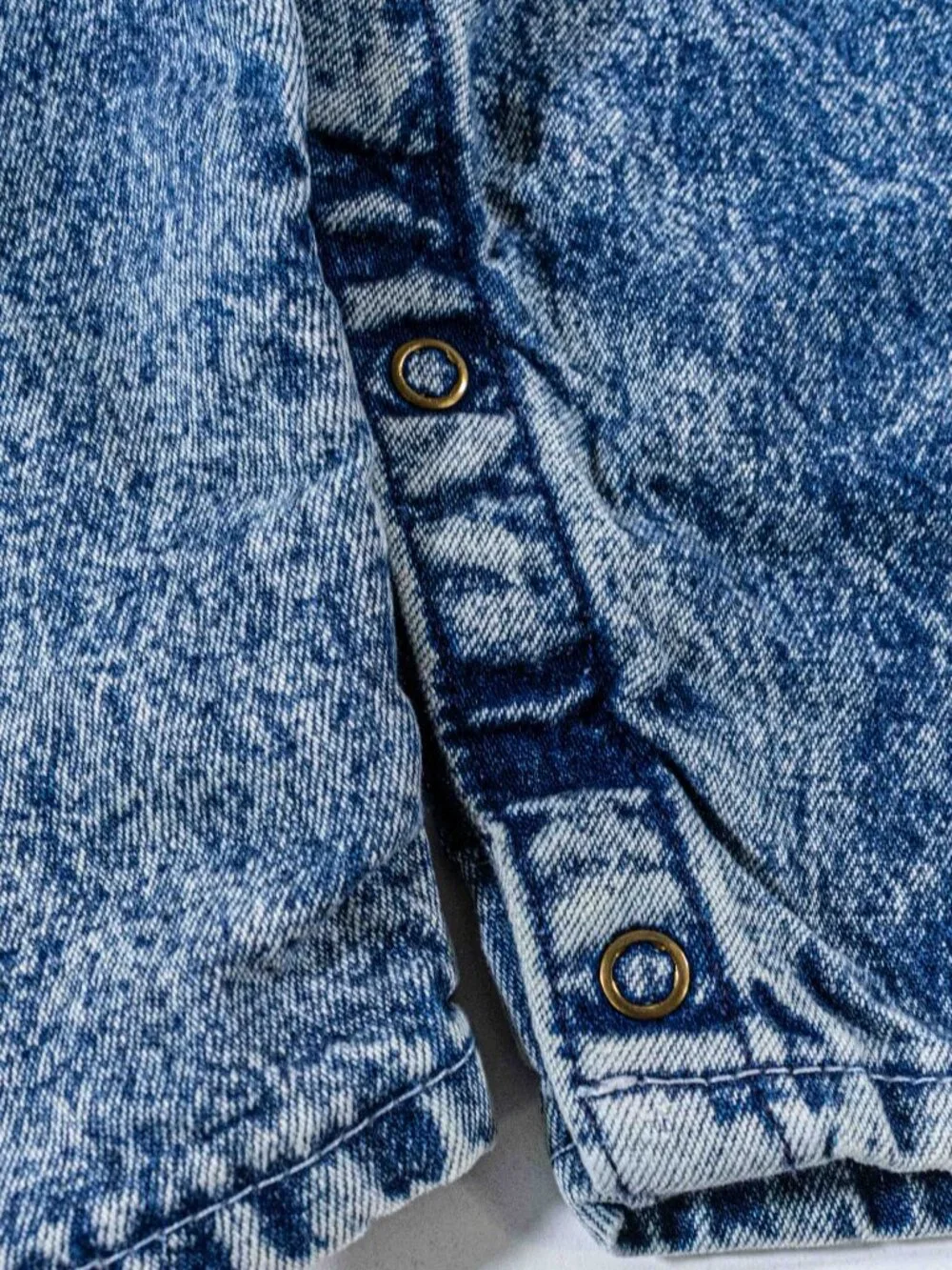 Vintage OshKosh B'Gosh Overalls 18 Months VestBak USA Made Blue Denim 80s 90s